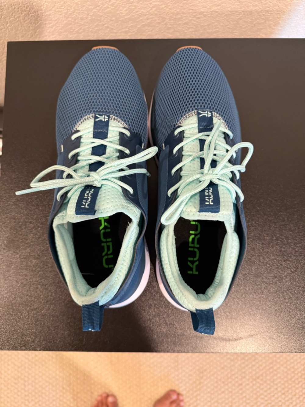 KURU Teal and Mint Athletic Sneakers - Picture 5 of 15